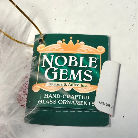 Kurt Adler Glass Nutcracker Toy Soldier Christmas Ornament Noble Gems Hand Blown - Picture 14 of 16